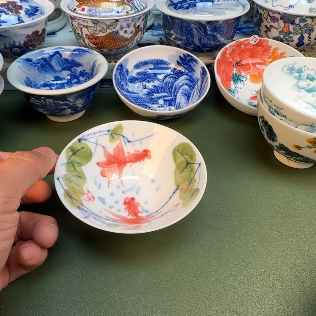 纯手工纯手绘茶具石头12