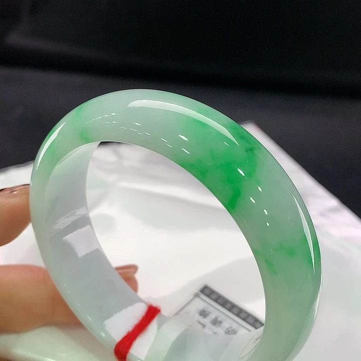 翡翠手镯未镶嵌正圈57-58