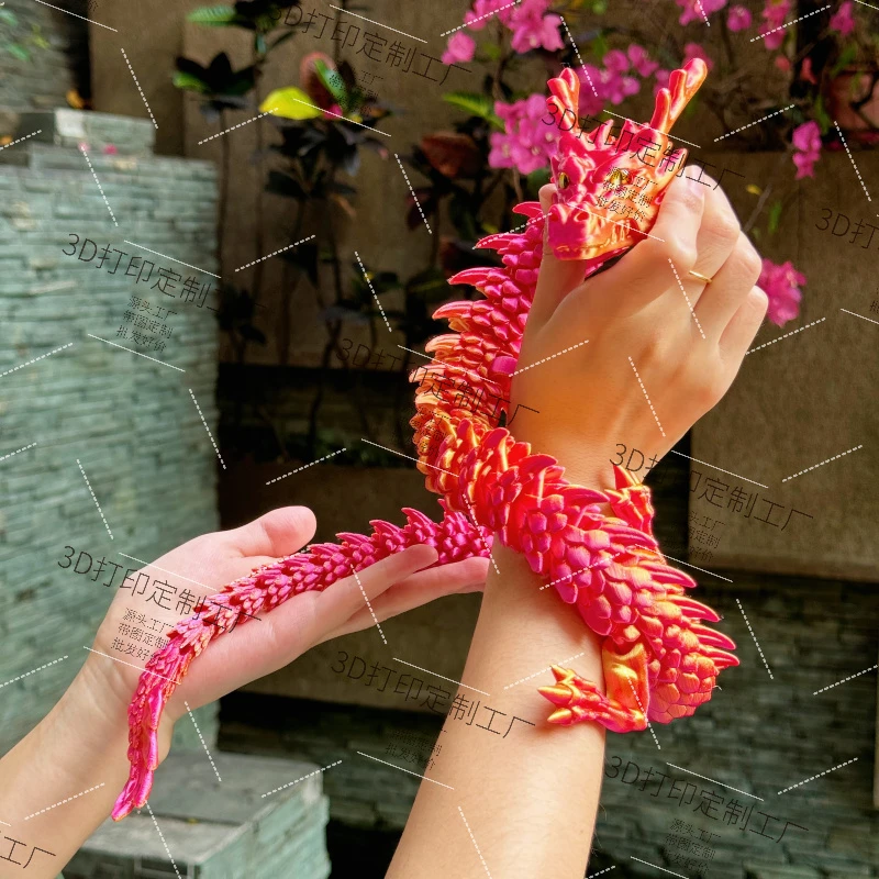 3D打印超长中国龙仿真摆件装饰摆件传统礼物朋友创意国潮