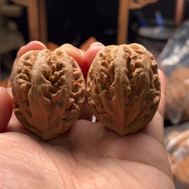 文玩核桃把件楸大胖114