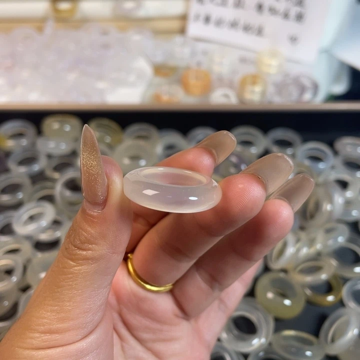 玛瑙/玉髓未镶嵌戒指