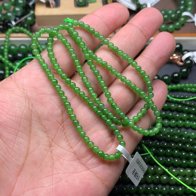 【闪购商品】颈饰未镶嵌和田玉（碧玉）4