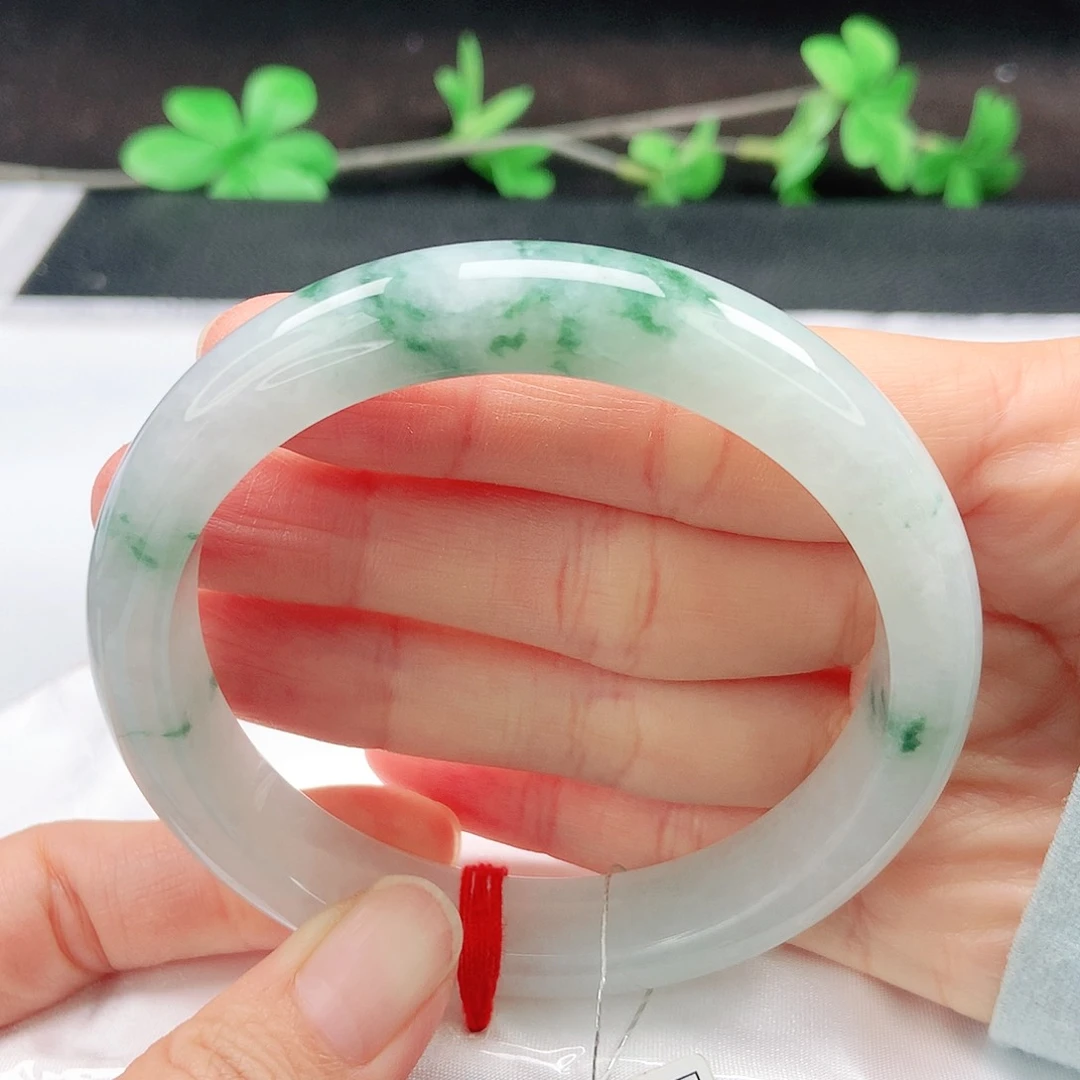 未镶嵌手镯翡翠63圈