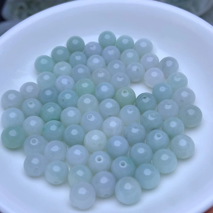 散珠翡翠卡7.8冰绿白24个