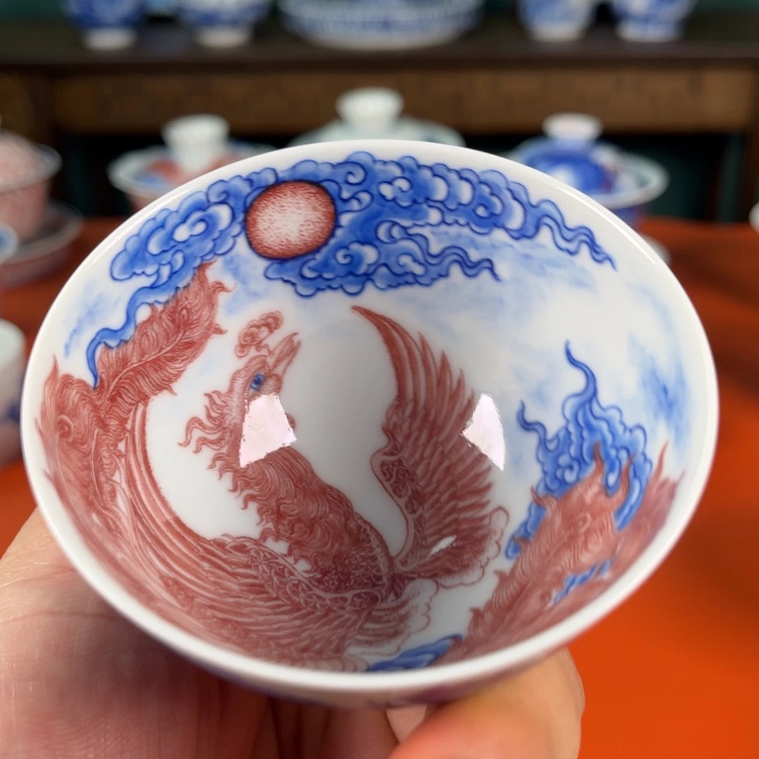 瓷片自成堂景德镇手工手绘