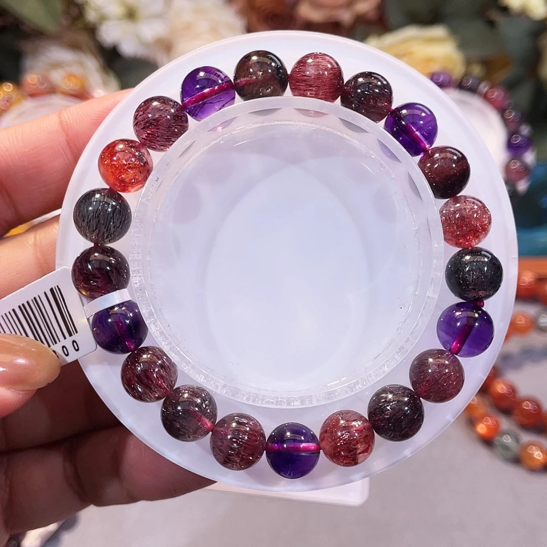 水晶手链未镶嵌、满矿爆闪、油亮黑加仑、9+