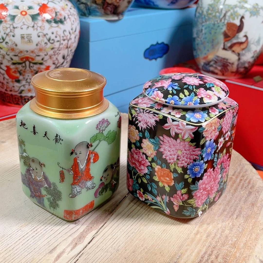 【闪购商品】罐陶瓷茶叶罐密封罐