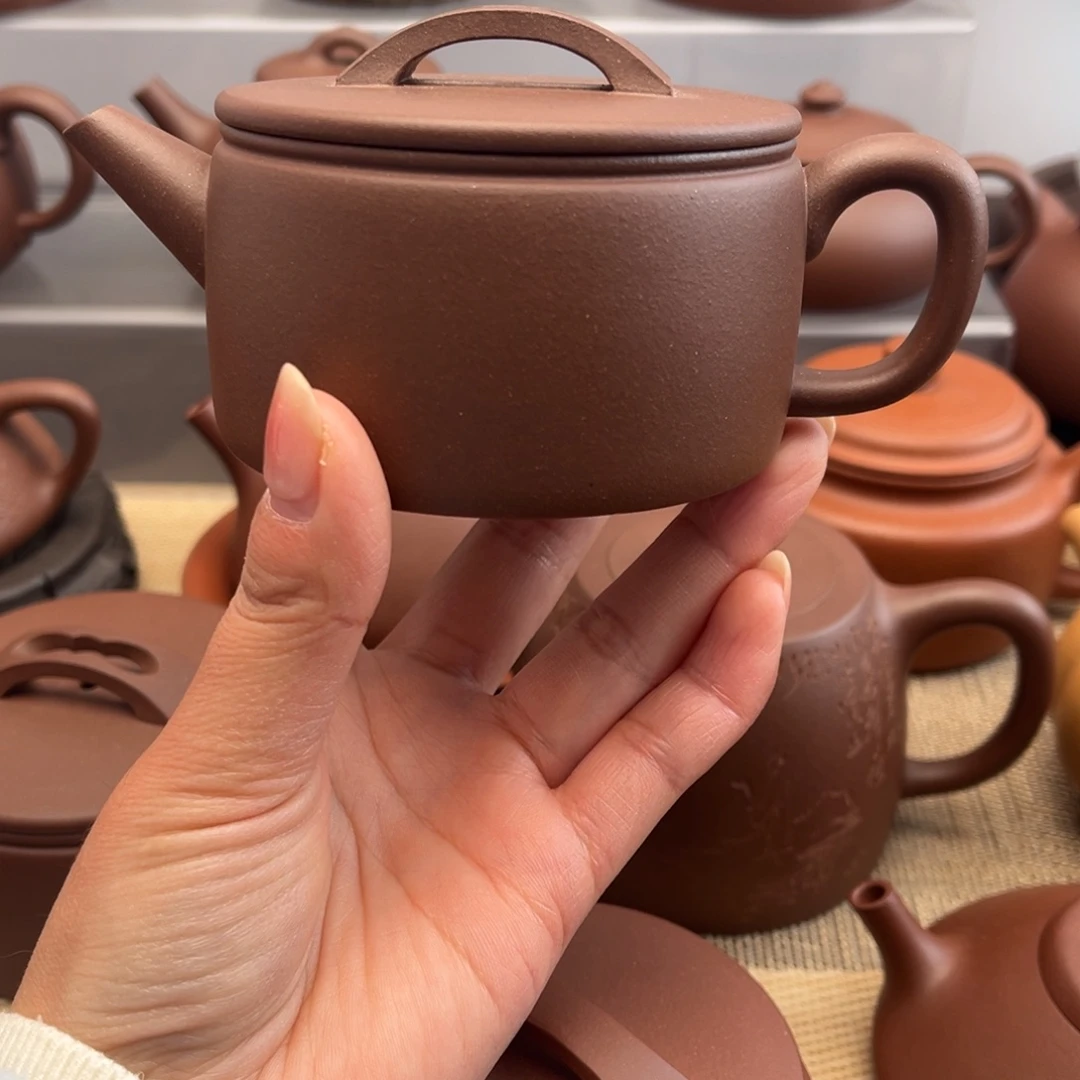 茶壶紫砂底槽清汉瓦微瑕