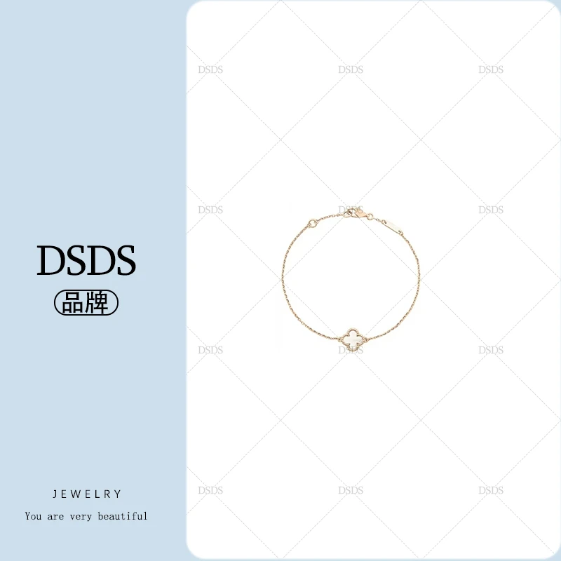合金合成锆石手链  【DSDS】YJ高级百搭小花手链
