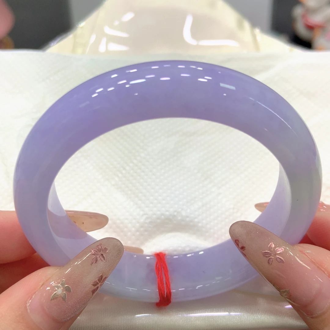 翡翠未镶嵌手镯52正