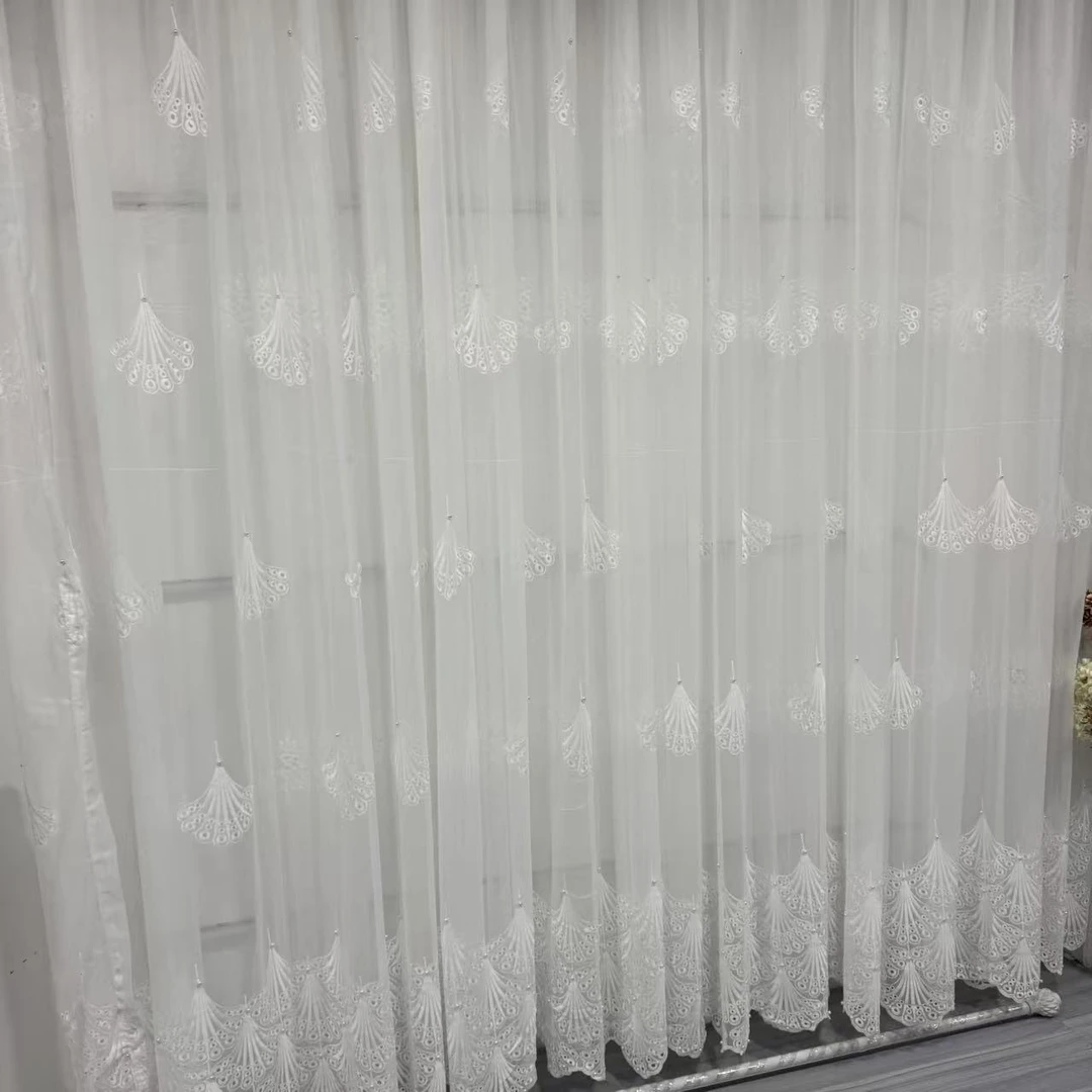 白纱窗帘 白色面料001