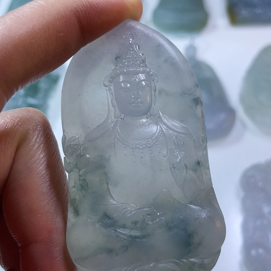 定制翡翠未镶嵌挂件