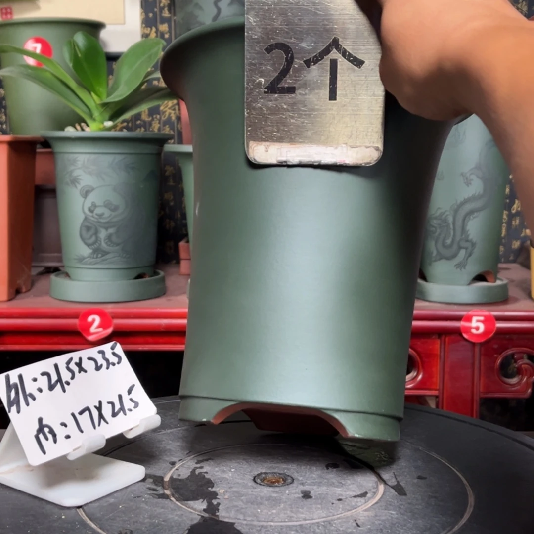 紫砂花盆紫砂花盆