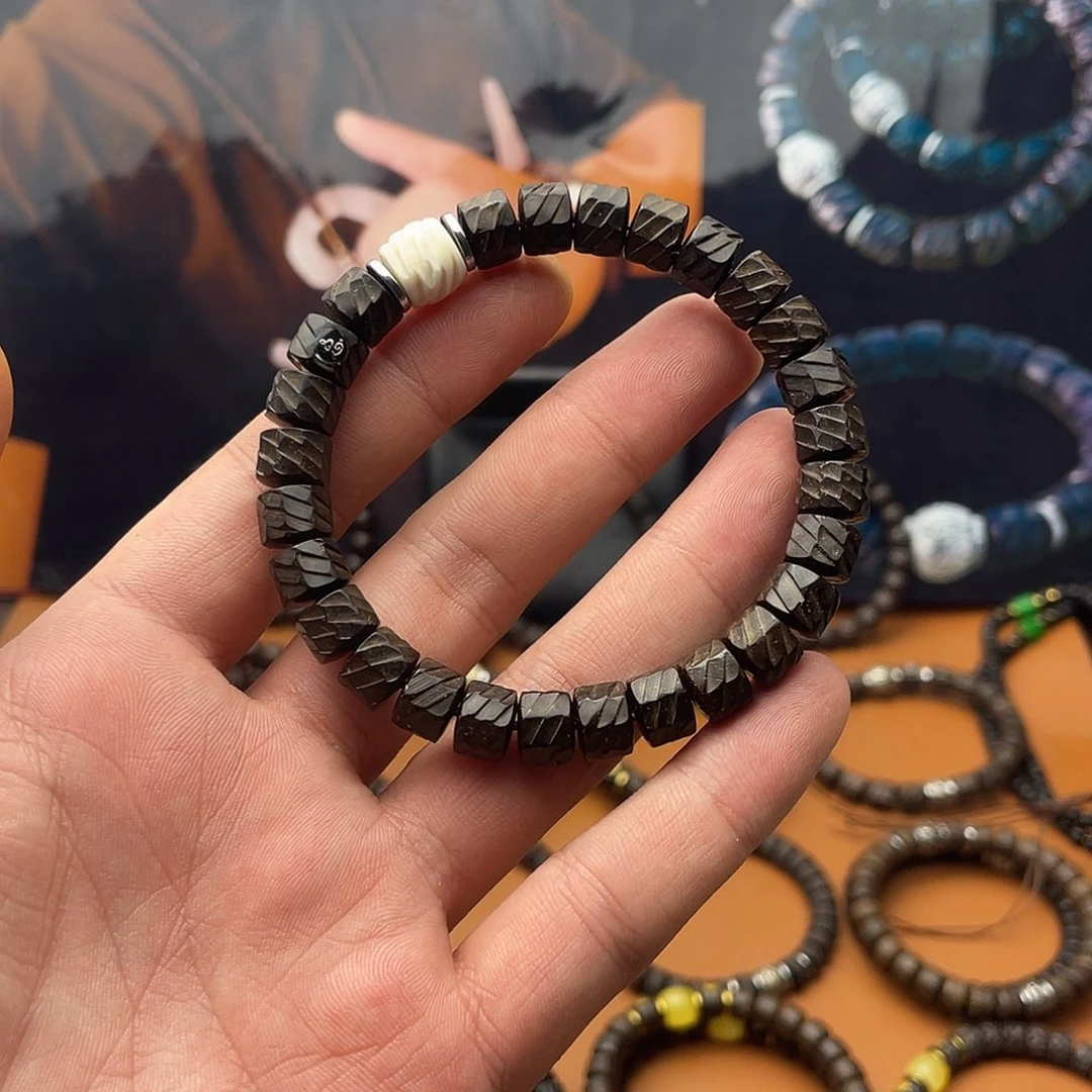 椰蒂手串9龙鳞无相牙牙