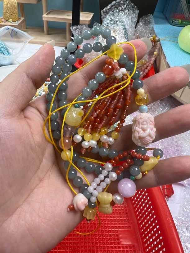 蜜蜡链子蜜蜡链子