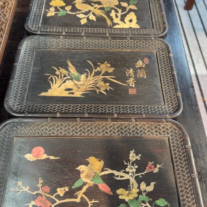 木檀木檀木大盘子一个