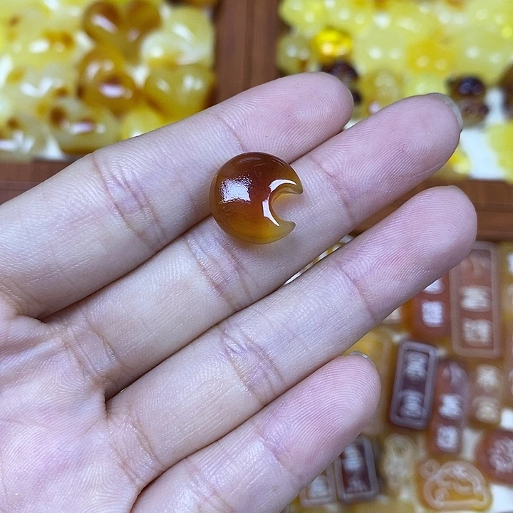 吊坠橄榄核小月亮38