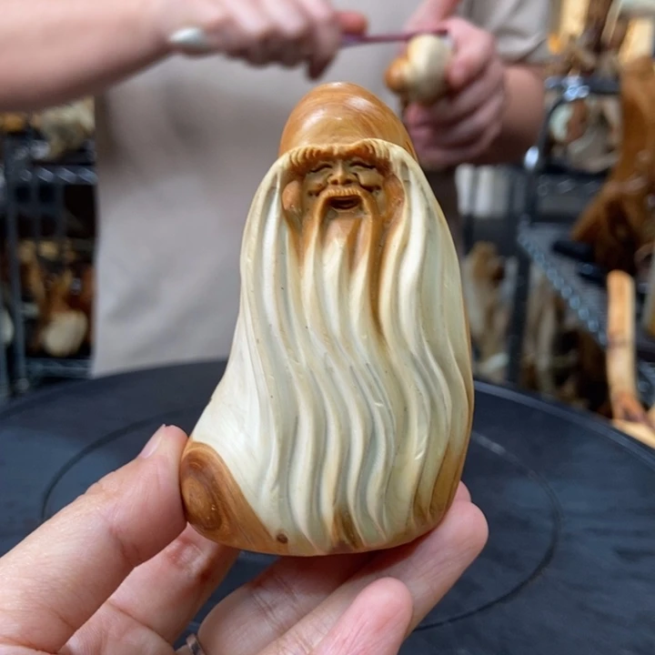 柏木（崖柏）手把件