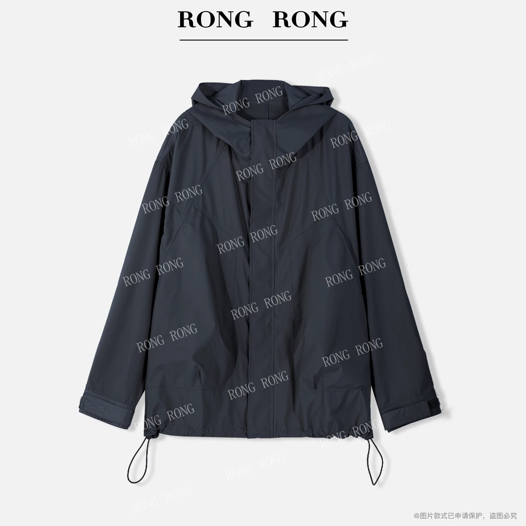 溶溶【元气清晨】RONGRONG 双压线抽绳三防风衣上衣外套2512ZXHC035