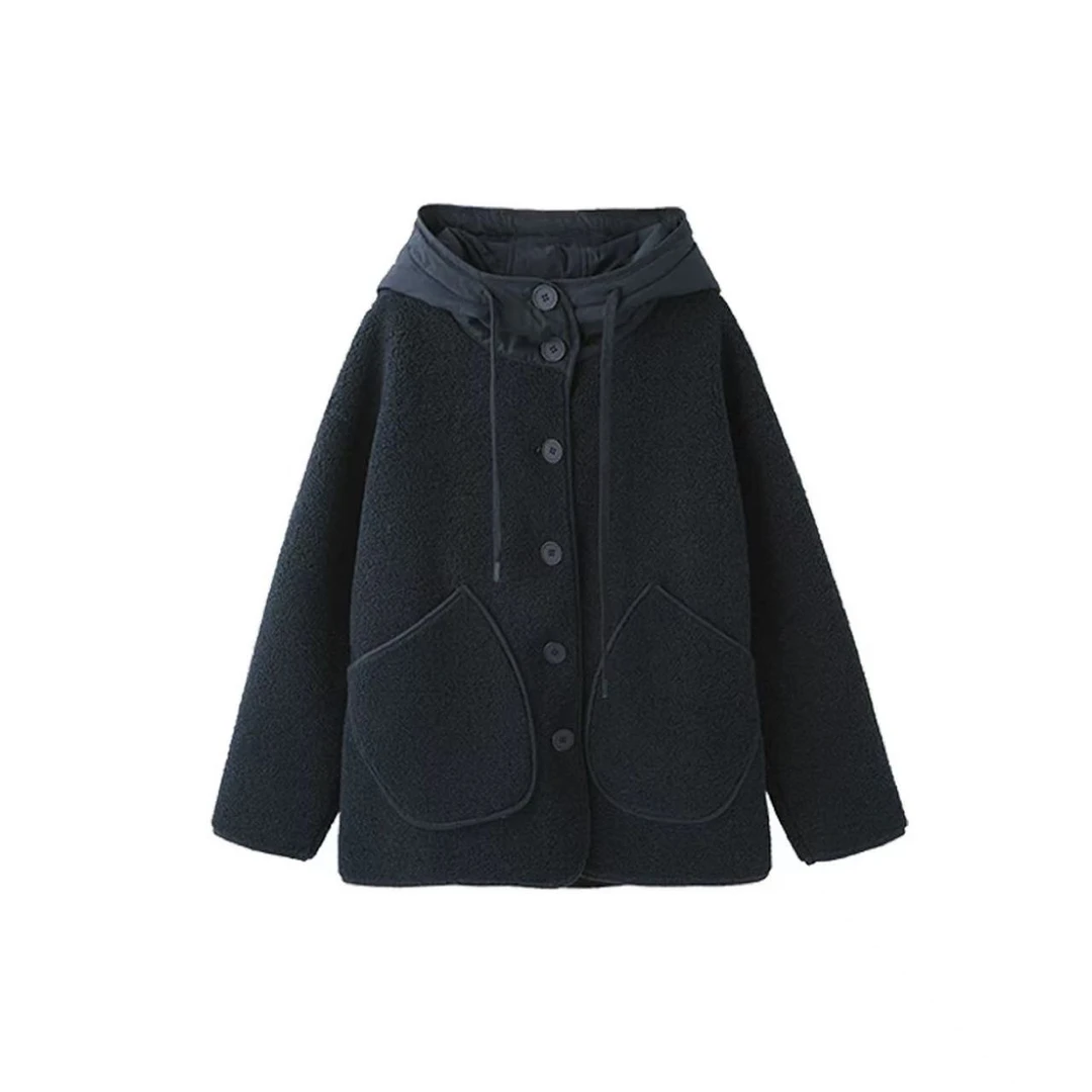 徐秋阳 期待 百搭时尚休闲显瘦显白设计感毛毛外套11808-