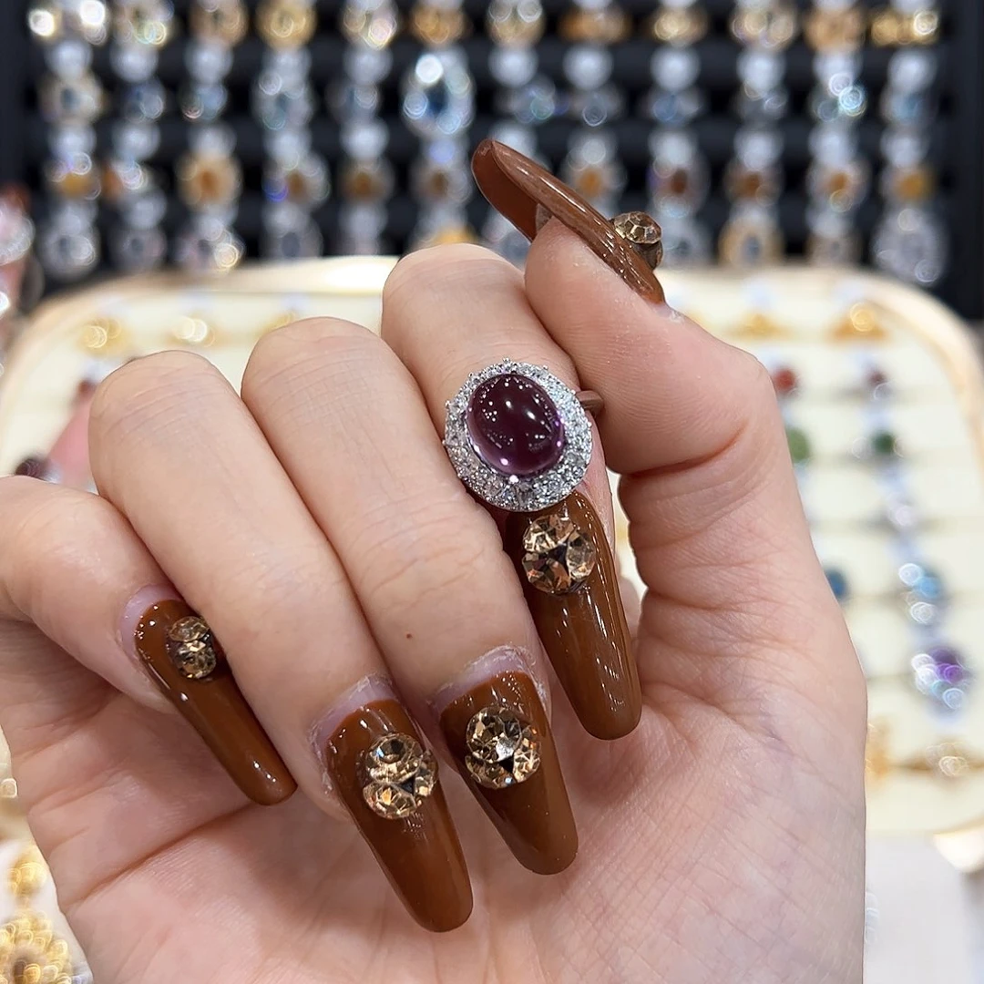 水晶金色拖不保色介意慎拍银托不掉色银S925镶嵌姚*只