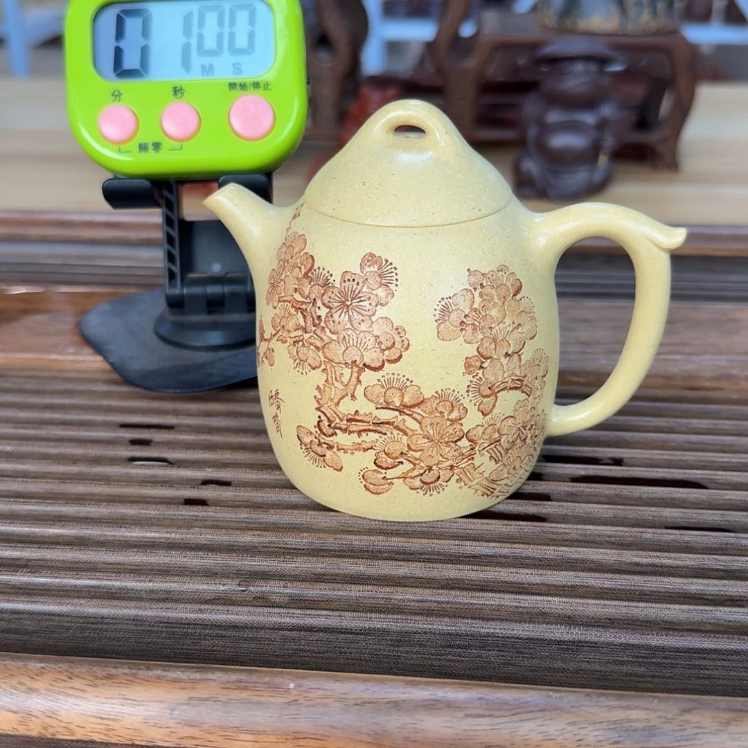 小****茶壶紫砂黄龙山原矿梨皮