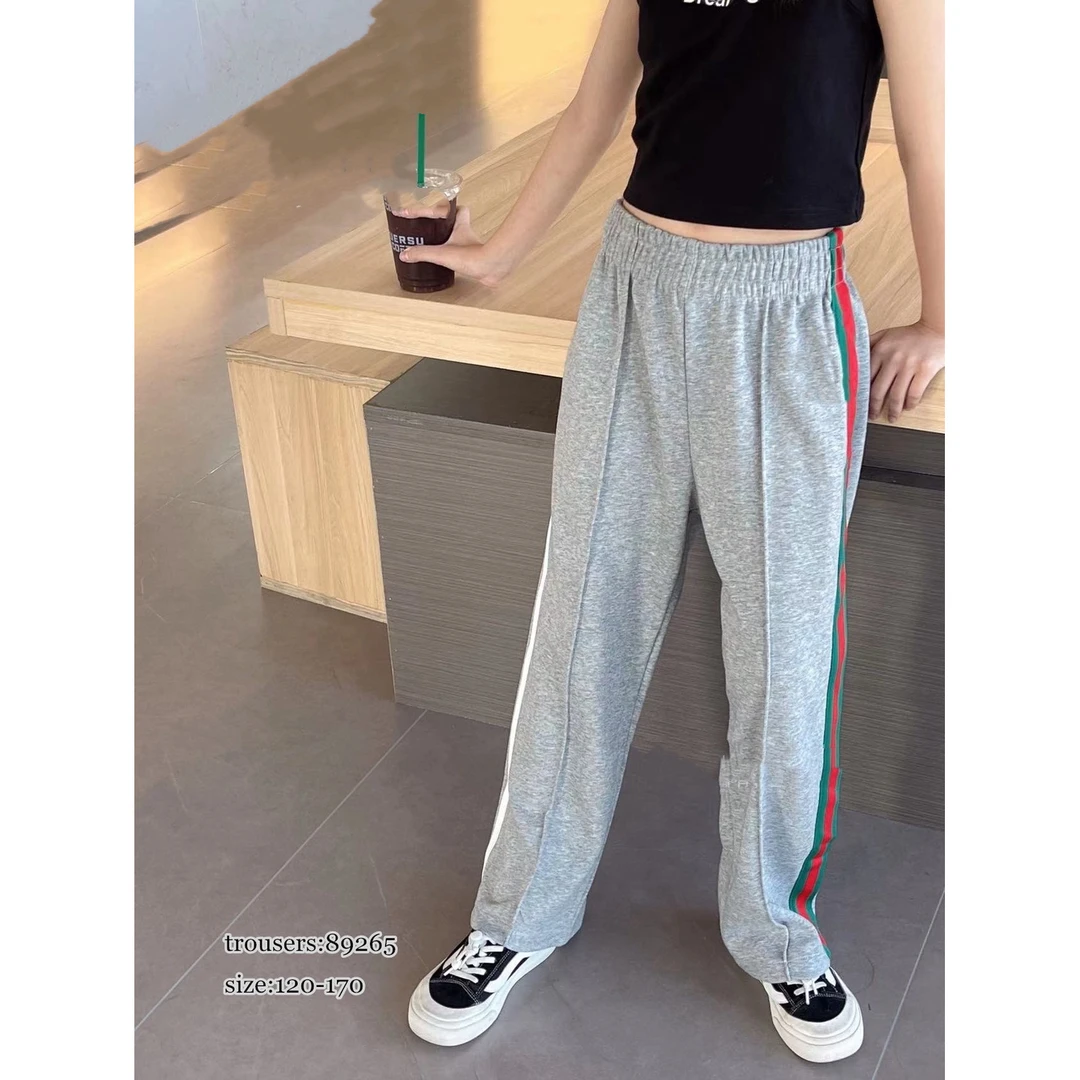 89265高端潮品童装时尚百搭休闲针织裤B10-3