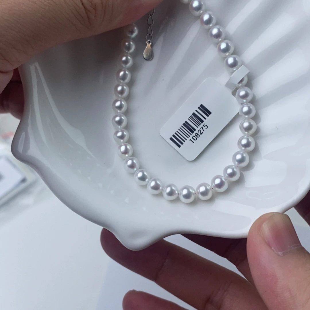 淡水珍珠手链银S925镶嵌108275