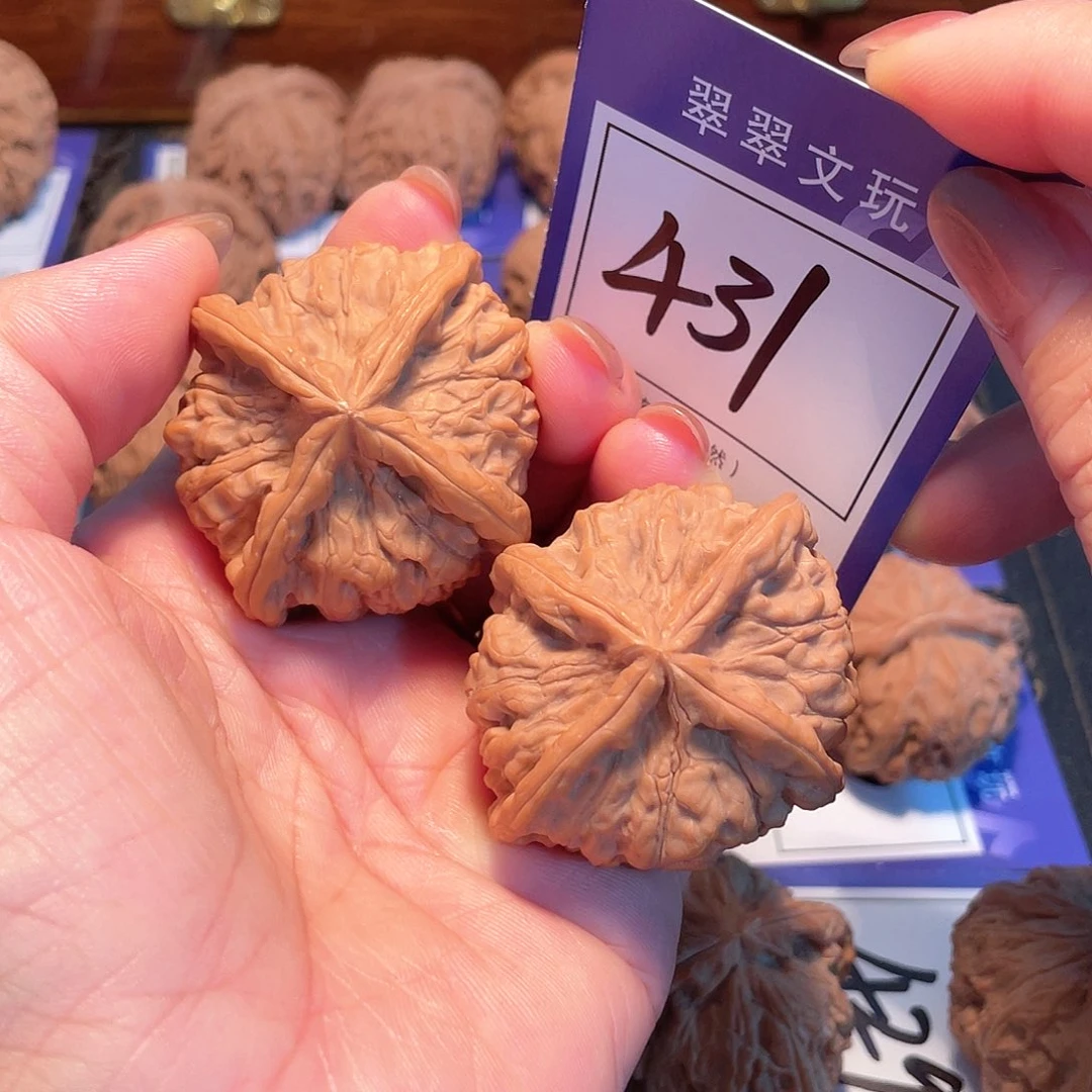 把件桃核431号全品玉玺四棱4.5