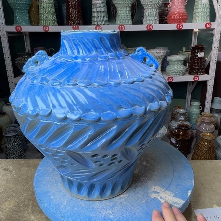 陶景德镇陶瓷花盆花器900