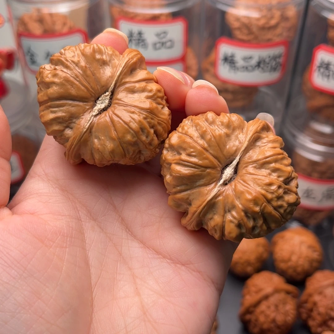 文玩核桃把件42全品南瓜墩