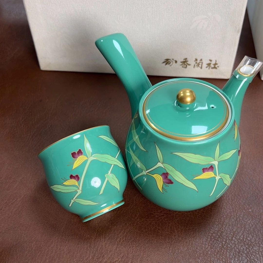 陶瓷香兰一壶五杯原盒