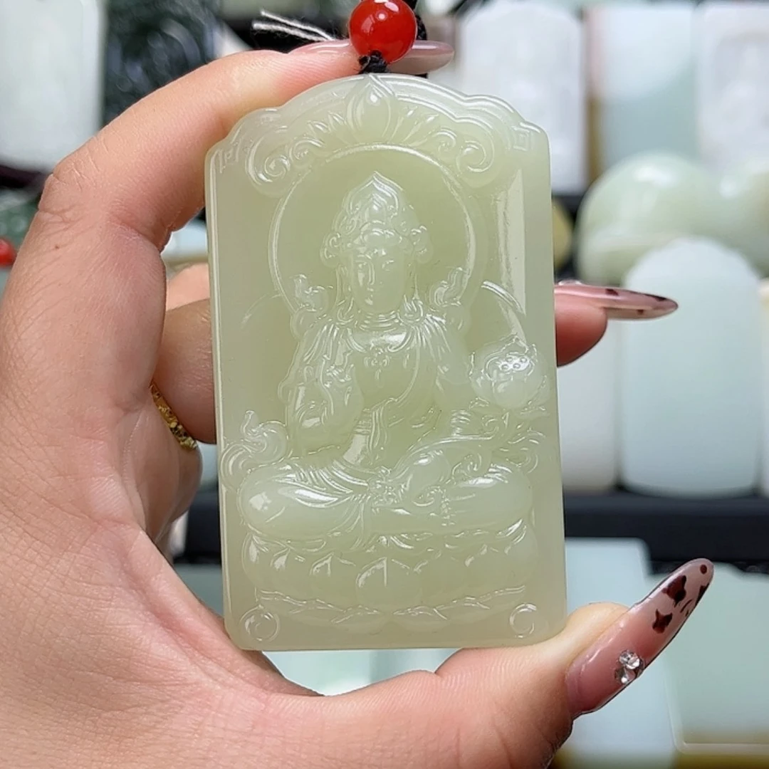 【闪购商品】颈饰未镶嵌和田玉长*水