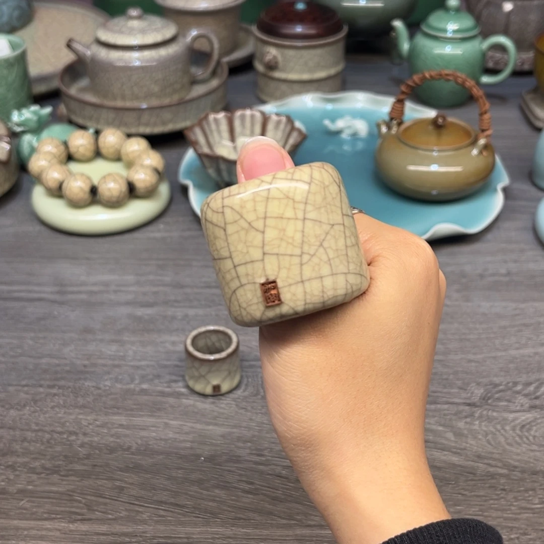 哥窑扳指盖置特价