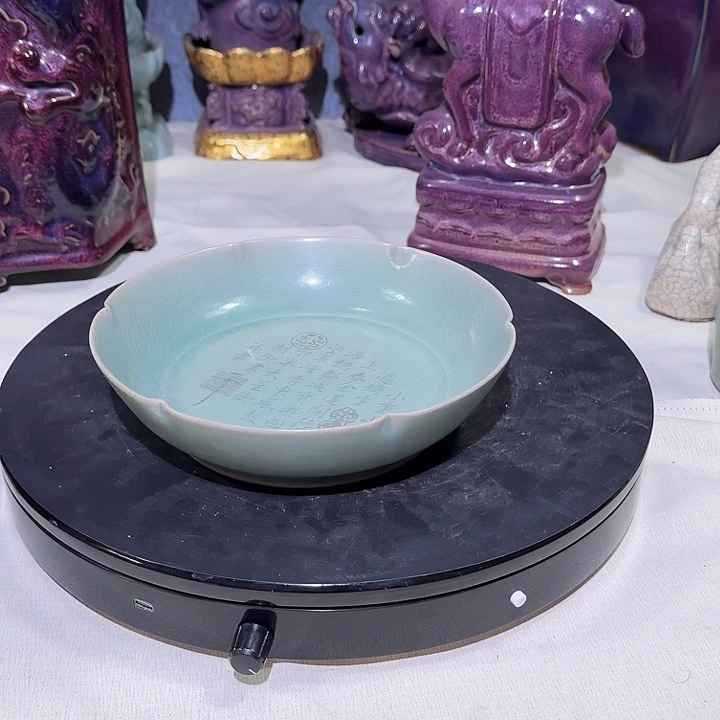 摆件陶汝窑瓷器瓷器瓷