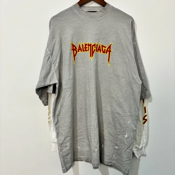 99新 Balenciaga/巴黎世家 Balenciaga巴黎世家火焰长袖 尺码：1