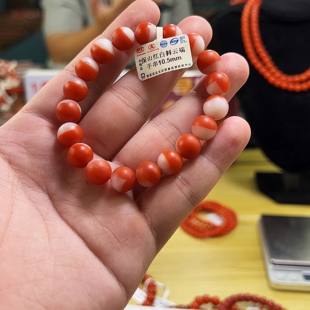 南红玛瑙未镶嵌手链