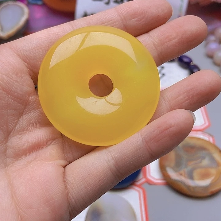 【闪购商品】玛瑙/玉髓珠宝半成品未镶嵌福*