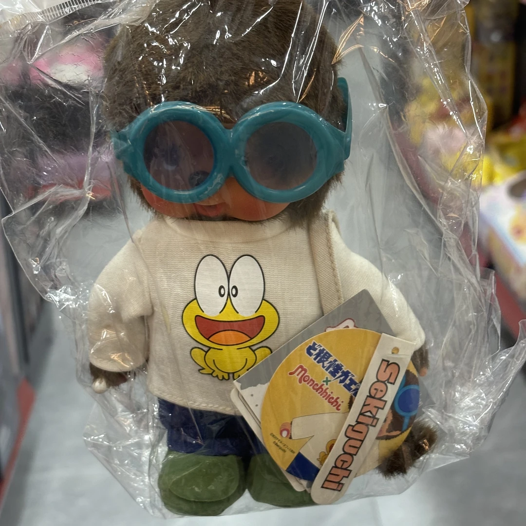 【小白】monchhichi小号根性青蛙公仔。所见所得no退no换