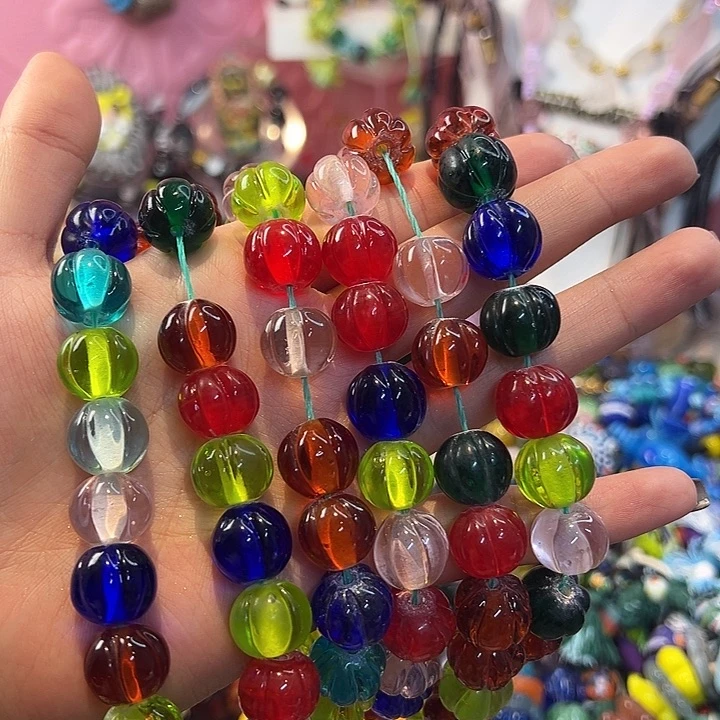 颈饰玻璃尼泊尔琉璃一条