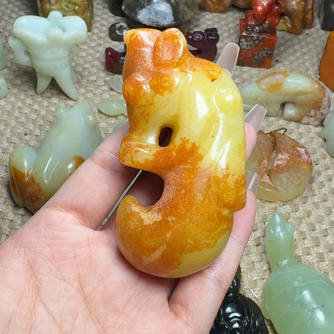 白玉菩提吊坠挂件