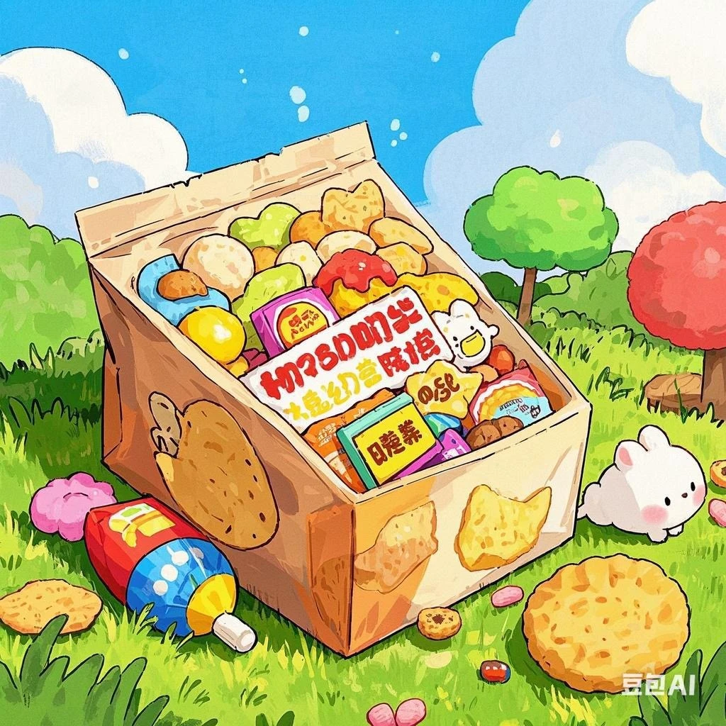 团单【零食礼包】（包含：素毛肚20%、3D软糖20%、魔芋爽50%、蛋蛋肠10%）