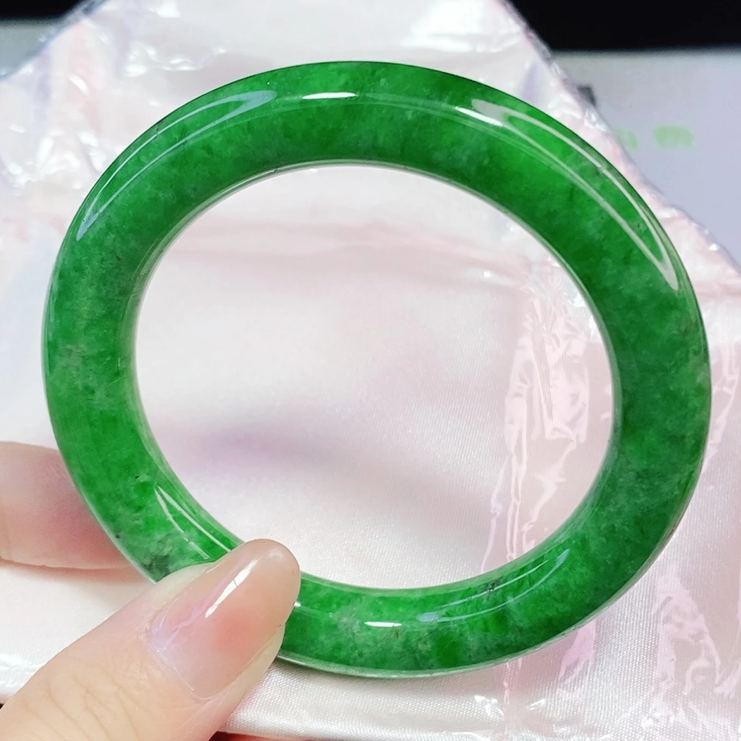 未镶嵌手镯翡翠漫***灿55圆镯