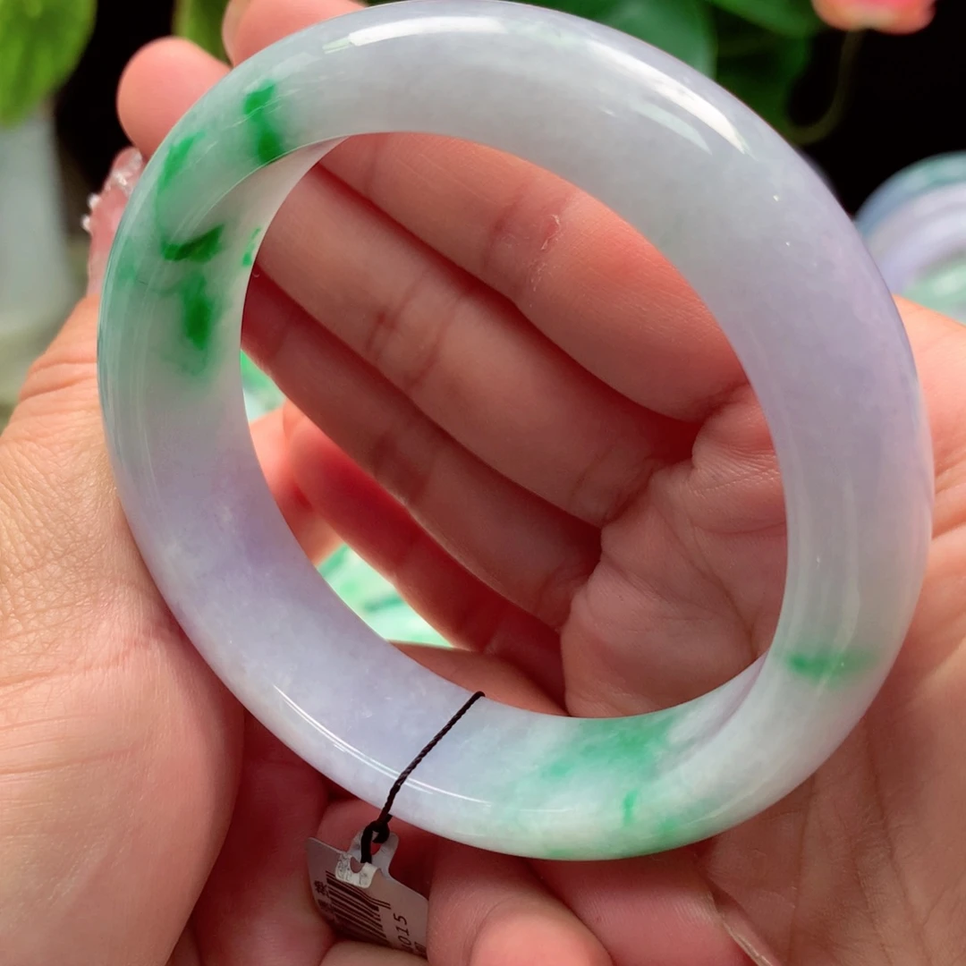 翡翠未镶嵌手镯59圈口