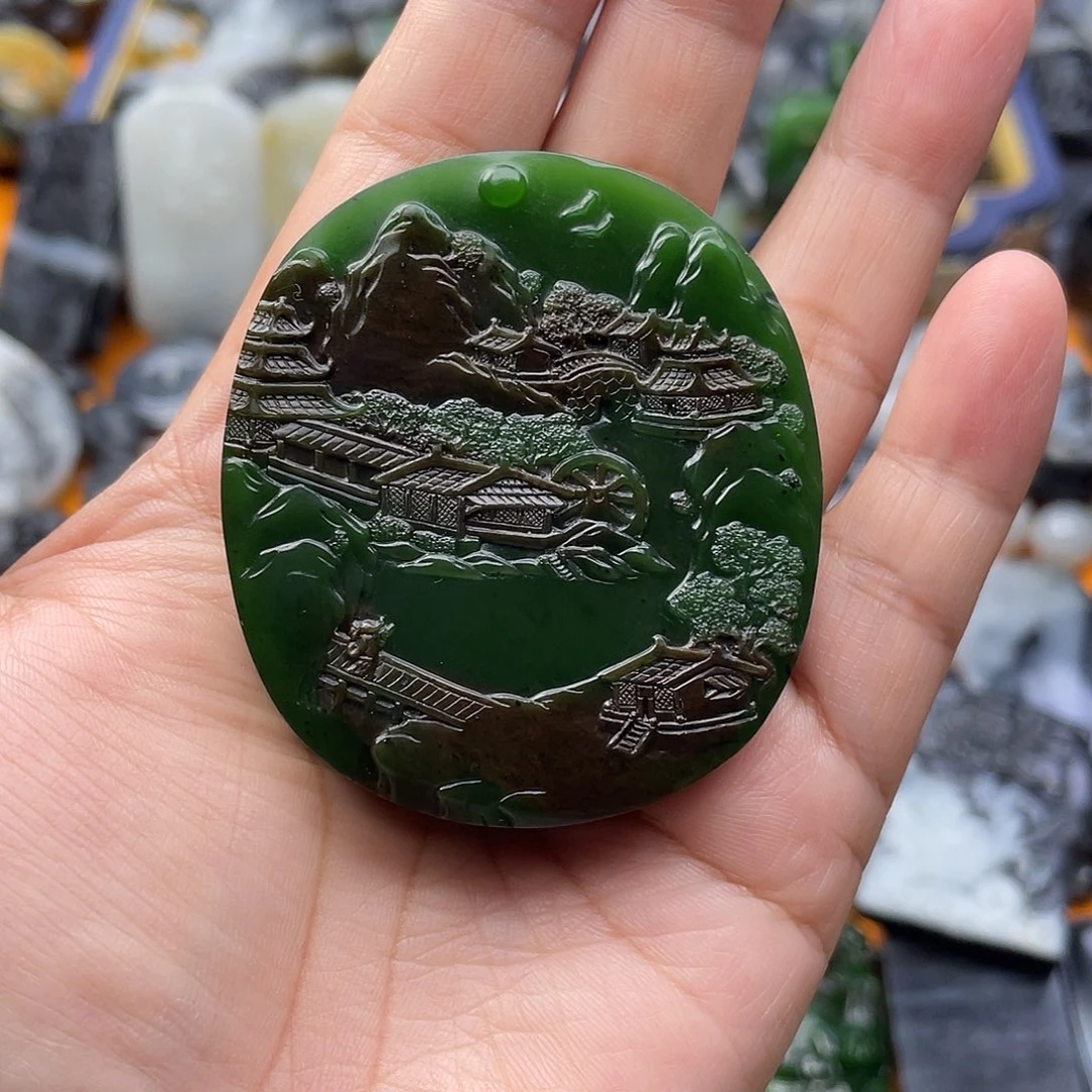 玉***儿和田玉未镶嵌颈饰