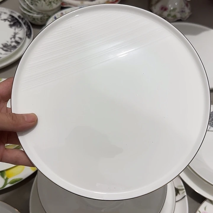 外贸尾单微瑕 盘子一个