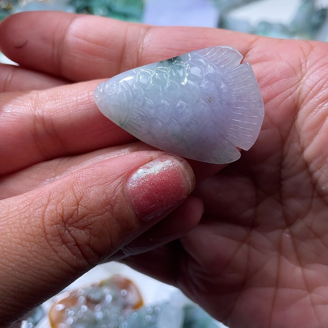 颈饰未镶嵌翡翠翡玉缘翡翠