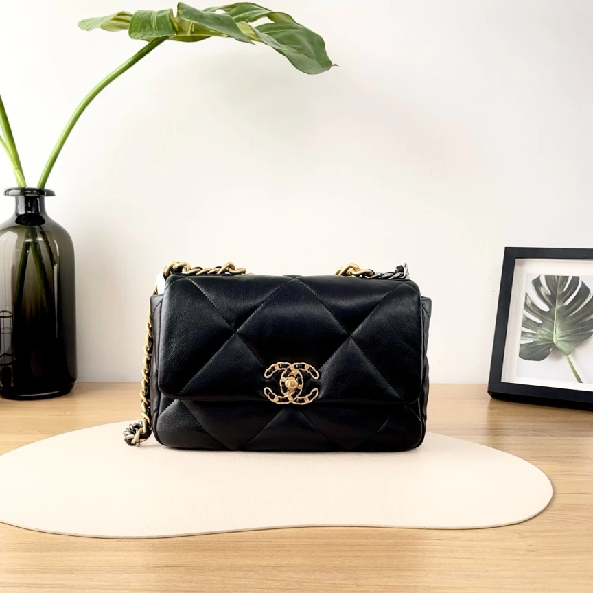 95新 Chanel/香奈儿 【九筒奢品】 19Bag/30开/单肩包/5239