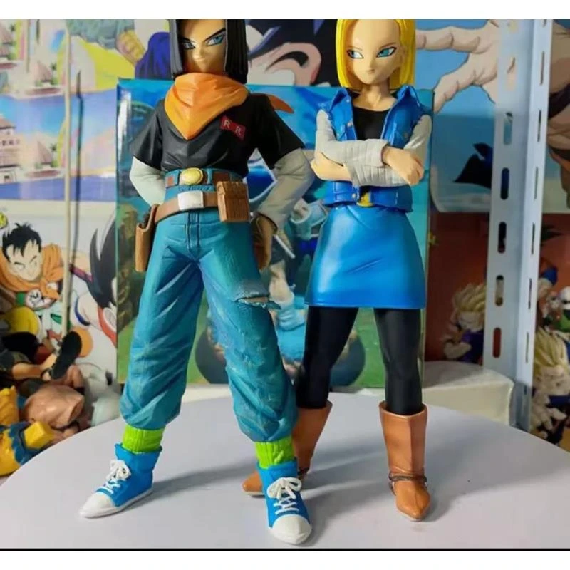 【全 款现 货】七龙珠系列 人造人17号 18号 手办  摆件 雕像