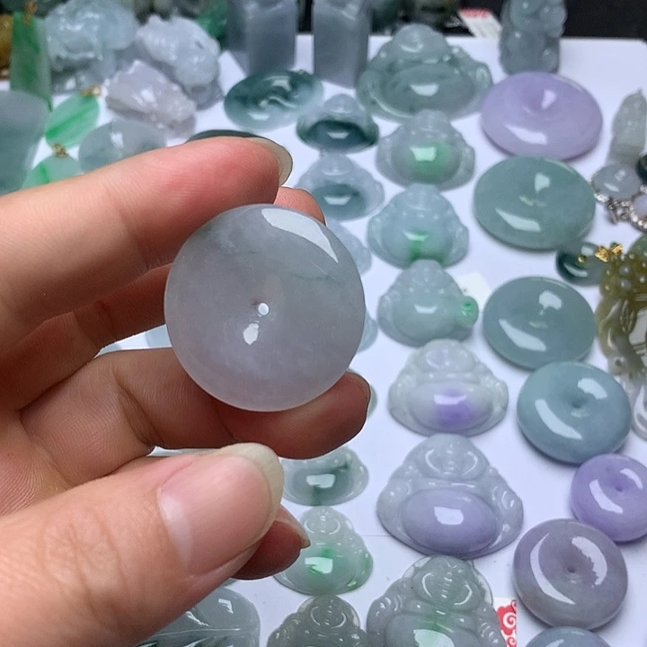 翡翠未镶嵌项圈天然翡翠